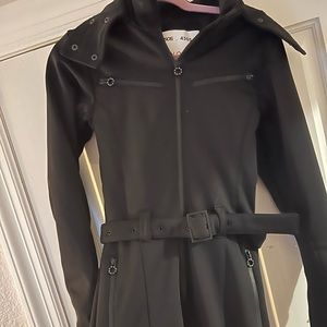ASOS TALL black hooded Ski Suit